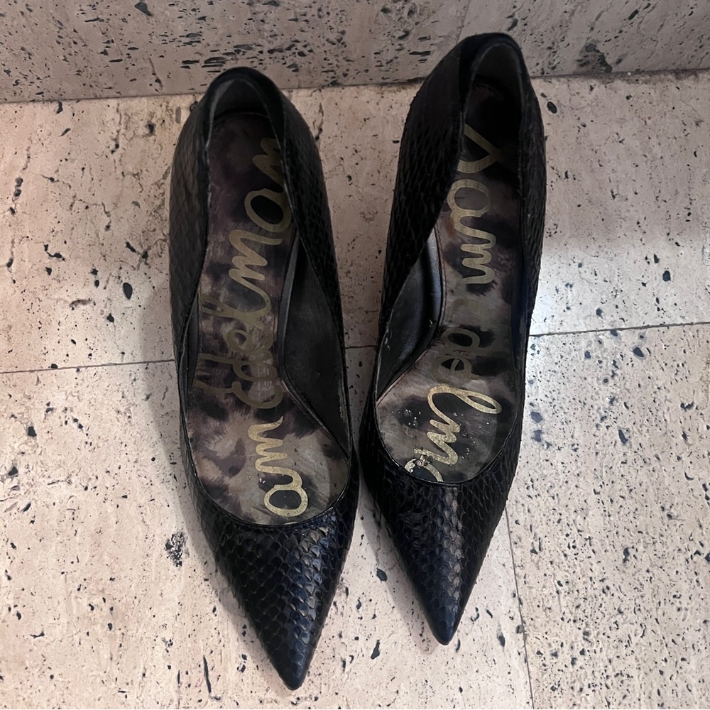 Sam Edelman Snakeskin Stiletto - Picture 2 of 4